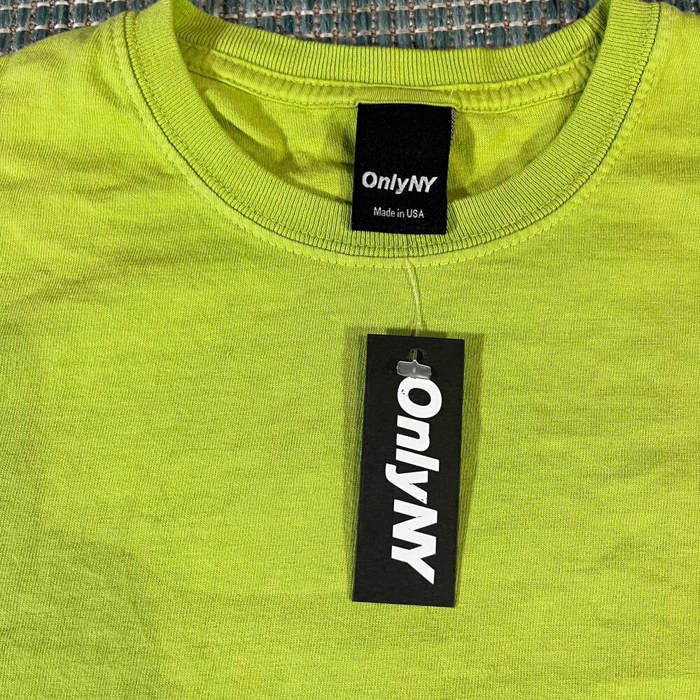 Only NY Gecko Long sleeve Green T Shirt Adult Sz XS New - Picture 5 of 7